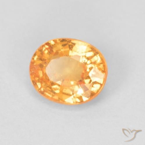 9,17 ctw natürlicher Honig-orange Spessartit-Garn, Oval, VS-SI