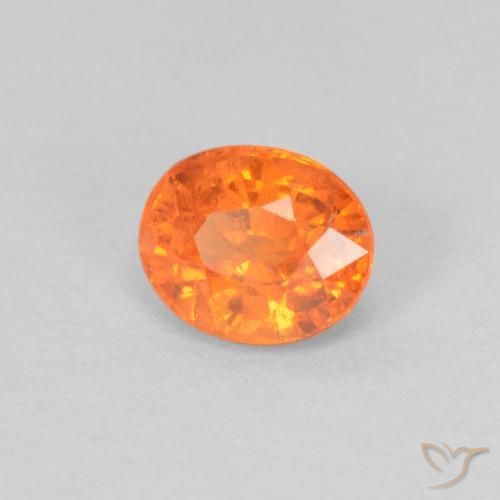 9,17 ctw natürlicher Feuerorange Spessartit-Garn, Oval, VS