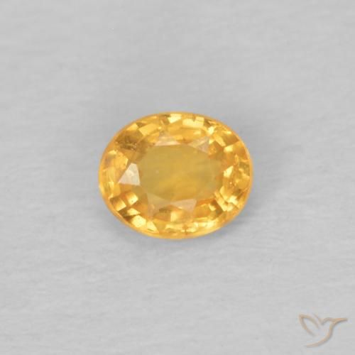 0.25ct Natürlicher Orange-Gold Spessartit-Garn, Oval, VS
