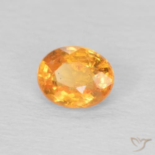 9,17 ctw natürlicher hellorange Spessartit-Garn, Oval, VS