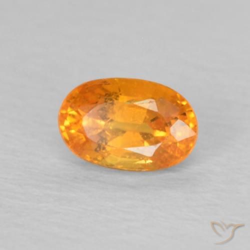 9,17 ctw natürlicher Honig-orange Spessartit-Garn, Oval, VS