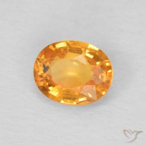 9,17 ctw natürlicher Amber Orange Spessartit-Garn, Oval, VS
