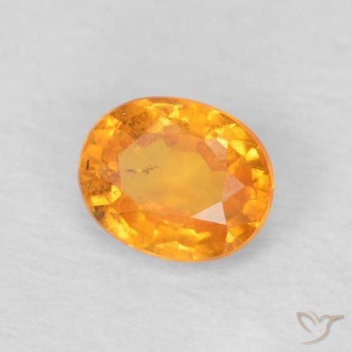 9,17 ctw natürlicher Amber Orange Spessartit-Garn, Oval, VS