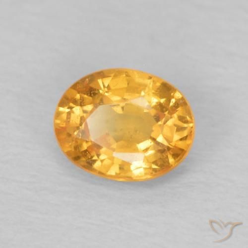 9,17 ctw natürlicher Orange-Gold Spessartit-Garn, Oval, VS