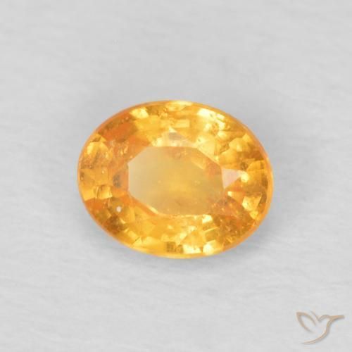 9,17 ctw natürlicher Honig-orange Spessartit-Garn, Oval, VS