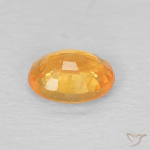 9,17 ctw natürlicher Honig-orange Spessartit-Garn, Oval, VS