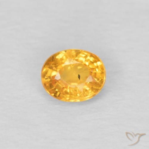 0.25ct Natürlicher Orange-Gold Spessartit-Garn, Oval, VS