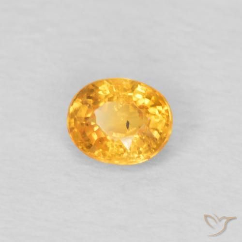 9,17 ctw natürlicher Orange-Gold Spessartit-Garn, Oval, VS
