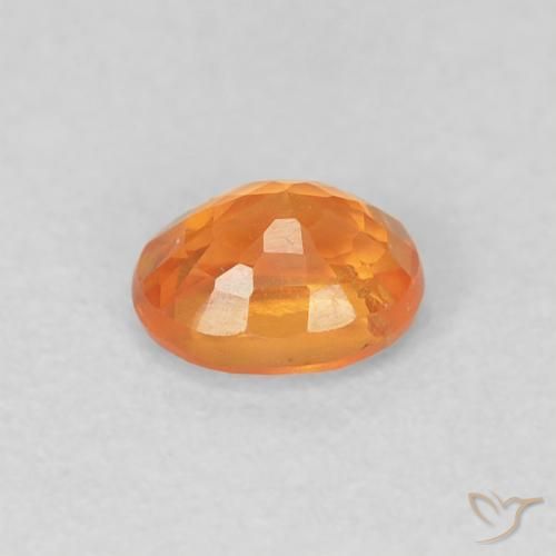 9,17 ctw natürlicher hellorange Spessartit-Garn, Oval, VS