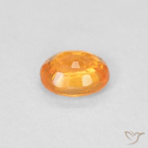 9,17 ctw natürlicher Intensives Orange Spessartit-Garn, Oval, VS