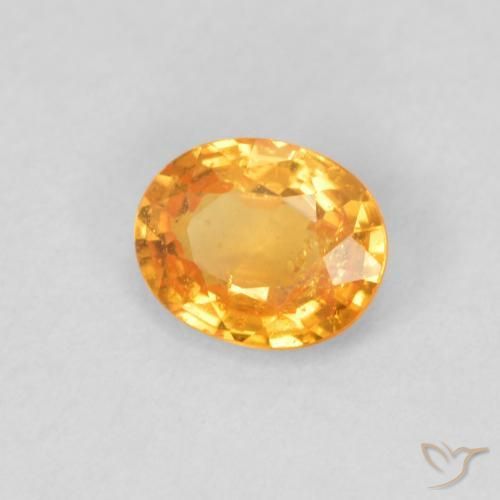 9,17 ctw natürlicher hellorange Spessartit-Garn, Oval, VS