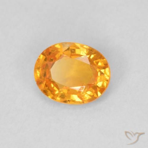 9,17 ctw natürlicher Honig-orange Spessartit-Garn, Oval, VS