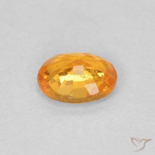 9,17 ctw natürlicher Honig-orange Spessartit-Garn, Oval, VS