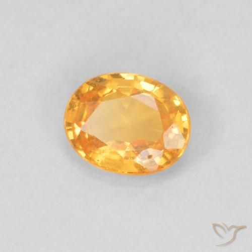 9,17 ctw natürlicher Honig-orange Spessartit-Garn, Oval, VS