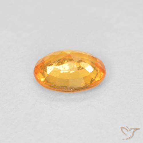 9,17 ctw natürlicher Honig-orange Spessartit-Garn, Oval, VS