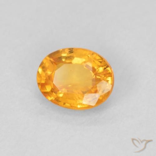 9,17 ctw natürlicher Mittelorange Spessartit-Garn, Oval, VS-SI