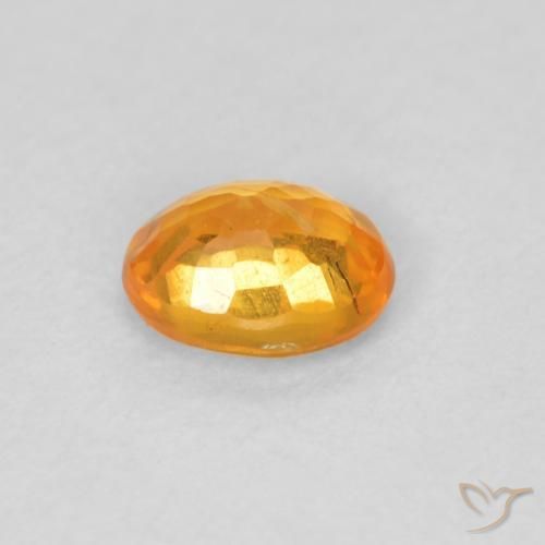 9,17 ctw natürlicher Mittelorange Spessartit-Garn, Oval, VS-SI