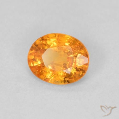 9,17 ctw natürlicher Honig-orange Spessartit-Garn, Oval, VS-SI