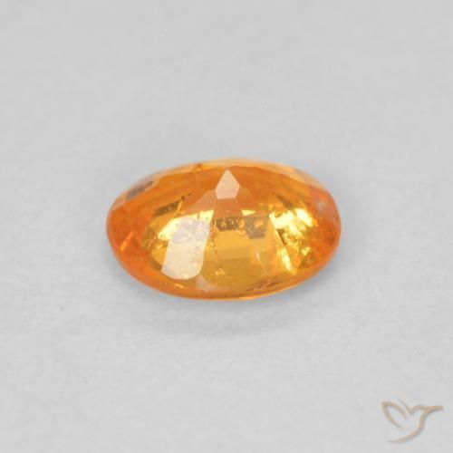 9,17 ctw natürlicher Honig-orange Spessartit-Garn, Oval, VS-SI