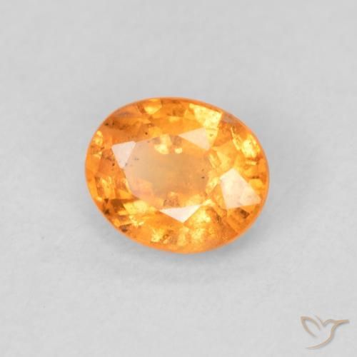 9,17 ctw natürlicher Honig-orange Spessartit-Garn, Oval, VS-SI