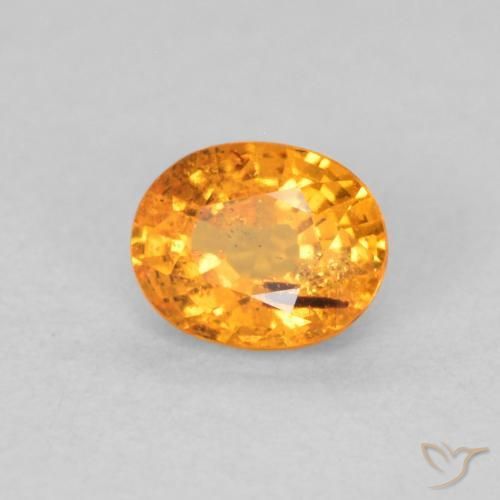 9,17 ctw natürlicher Honig-orange Spessartit-Garn, Oval, VS-SI