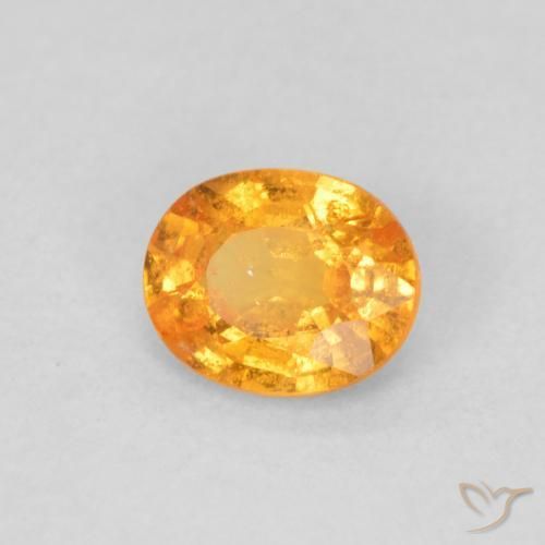 9,17 ctw natürlicher Mittelorange Spessartit-Garn, Oval, VS-SI