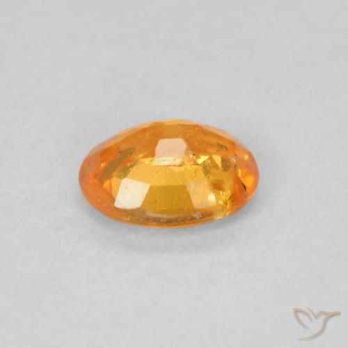 9,17 ctw natürlicher Mittelorange Spessartit-Garn, Oval, VS-SI