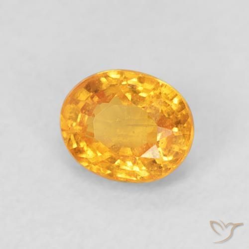 9,17 ctw natürlicher Mittelorange Spessartit-Garn, Oval, VS