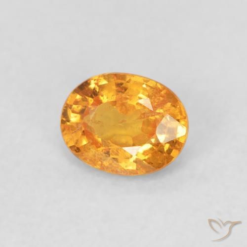 9,17 ctw natürlicher Orange-Gold Spessartit-Garn, Oval, VS