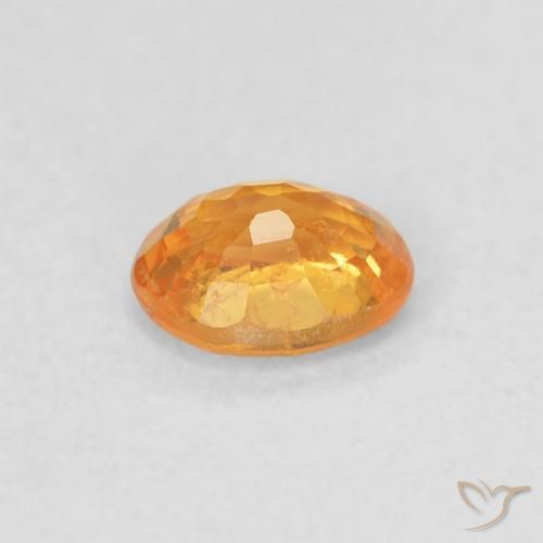9,17 ctw natürlicher Orange-Gold Spessartit-Garn, Oval, VS