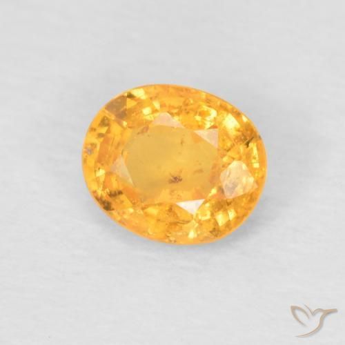 9,17 ctw natürlicher Dunkelorange-Gold Spessartit-Garn, Oval, VS