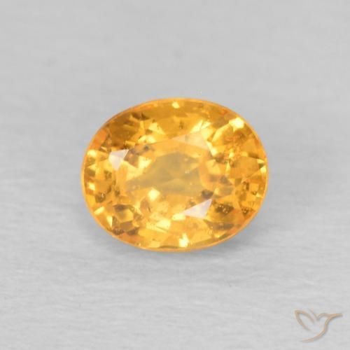 9,17 ctw natürlicher Dunkelorange-Gold Spessartit-Garn, Oval, VS