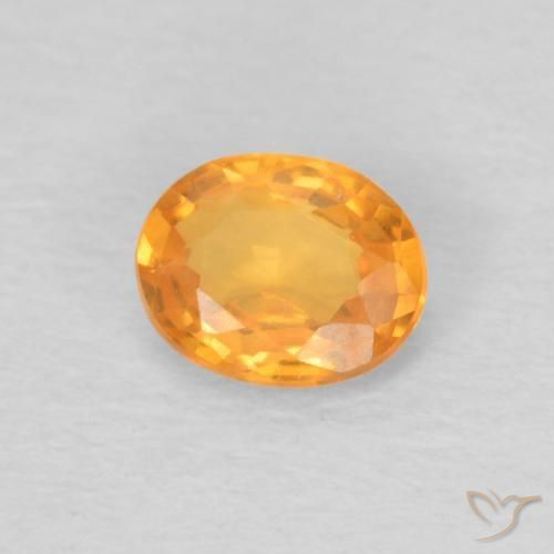 9,17 ctw natürlicher Aprikose Orange Spessartit-Garn, Oval, VS