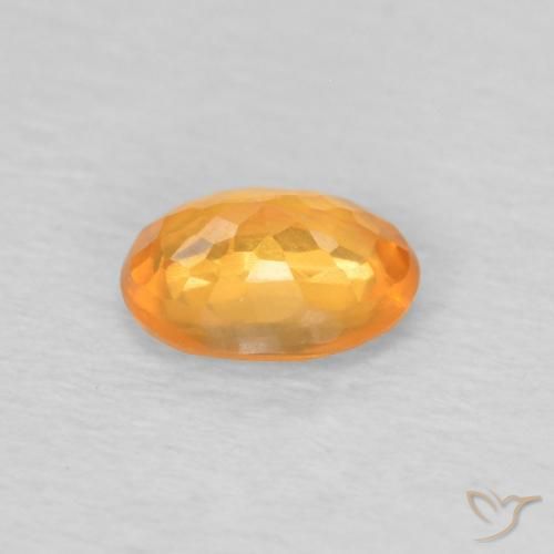 9,17 ctw natürlicher Aprikose Orange Spessartit-Garn, Oval, VS