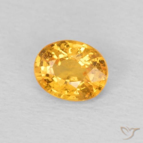 9,17 ctw natürlicher Orange-Gold Spessartit-Garn, Oval, VS