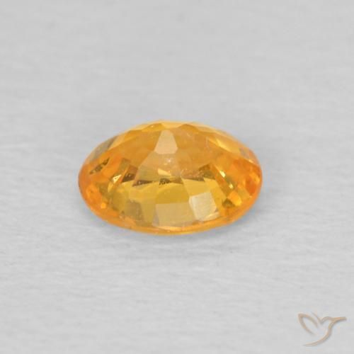 9,17 ctw natürlicher Orange-Gold Spessartit-Garn, Oval, VS