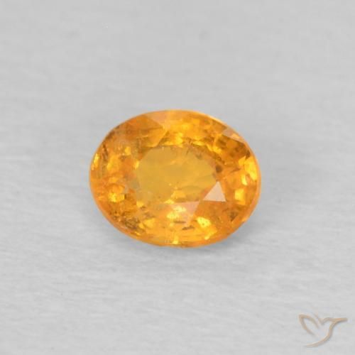 9,17 ctw natürlicher Mittelorange Spessartit-Garn, Oval, VS-SI