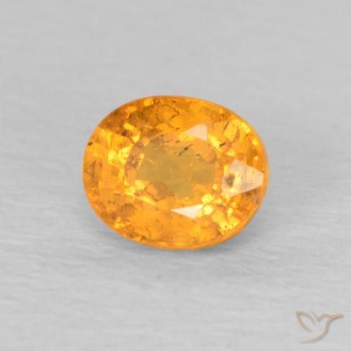 9,17 ctw natürlicher Honig-orange Spessartit-Garn, Oval, VS