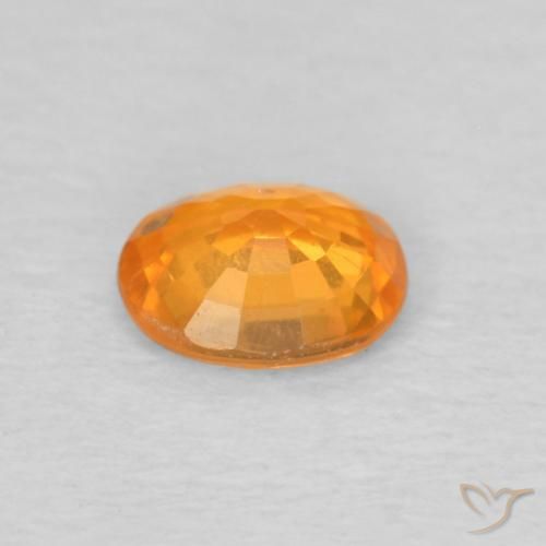 9,17 ctw natürlicher Intensives Orange Spessartit-Garn, Oval, VS
