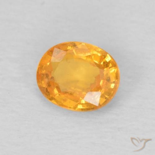 9,17 ctw natürlicher Medium Light-Orange Spessartit-Garn, Oval, VS