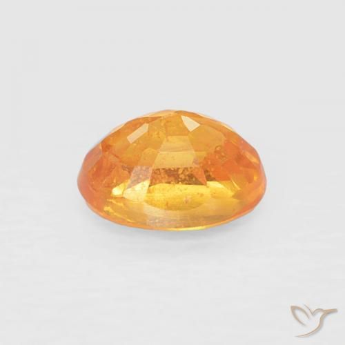 9,17 ctw natürlicher Aprikose Orange Spessartit-Garn, Oval, VS