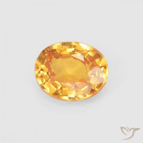 9,17 ctw natürlicher Orange-Gold Spessartit-Garn, Oval, VS