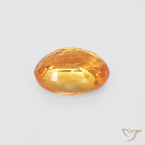 9,17 ctw natürlicher Orange-Gold Spessartit-Garn, Oval, VS