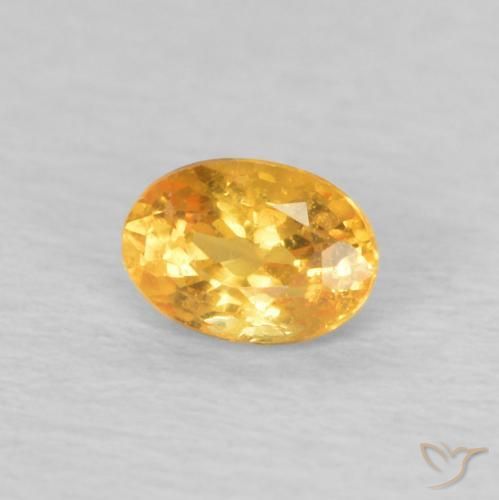 9,17 ctw natürlicher Helles Gold Spessartit-Garn, Oval, VS