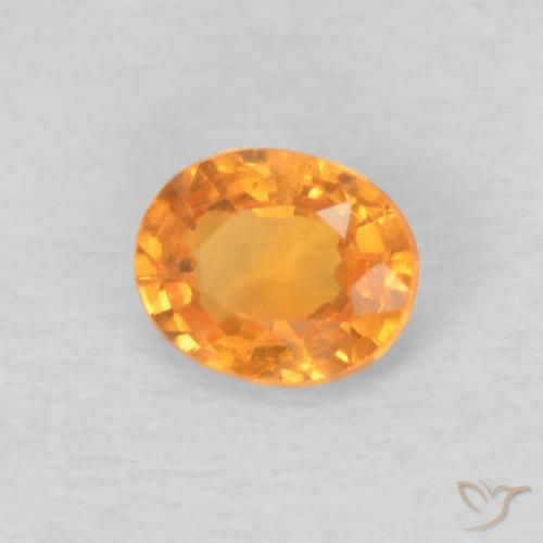 9,17 ctw natürlicher Honig-orange Spessartit-Garn, Oval, VS
