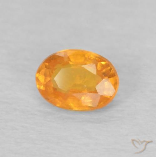9,17 ctw natürlicher Honig-orange Spessartit-Garn, Oval, VS