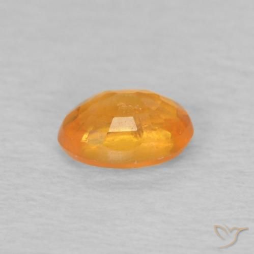 9,17 ctw natürlicher Honig-orange Spessartit-Garn, Oval, VS