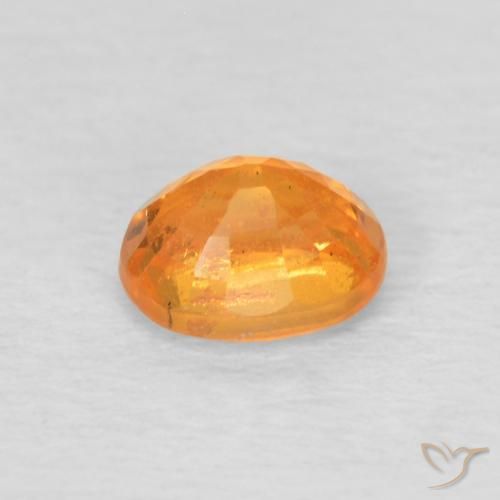 9,17 ctw natürlicher hellorange Spessartit-Garn, Oval, VS-SI