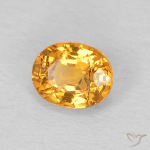 9,17 ctw natürlicher Honig-orange Spessartit-Garn, Oval, VS-SI
