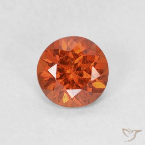 0.48ct Natürlicher Warmes Orange Spessartit-Garn, Runden, SI